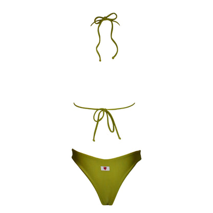 Triangolo Seta Corinne Wasabi