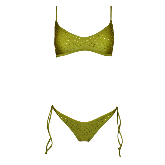 Corpetto Seta Corinne Wasabi